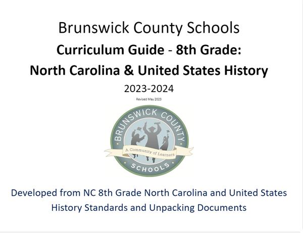 8th Grade: NC & US History Curriculum Guide